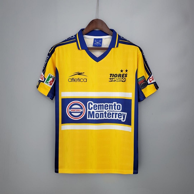 AAA Quality Tigres UANL 1999 Home Soccer Jersey